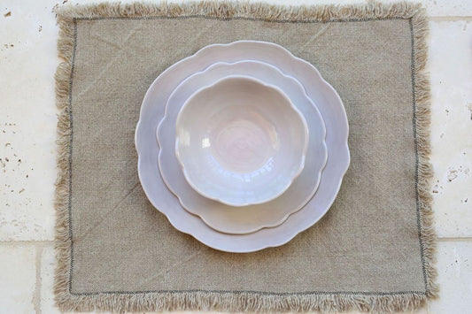 Scalloped Salad Plate