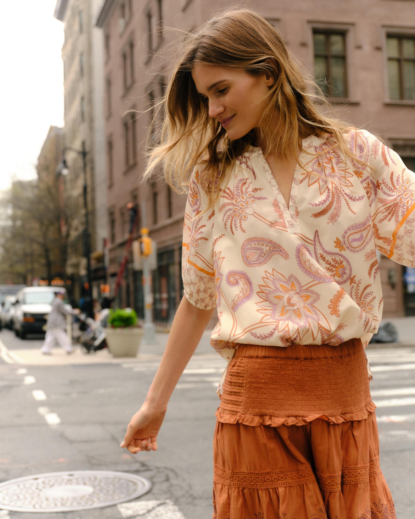 Kylie Mini Skirt-Clay