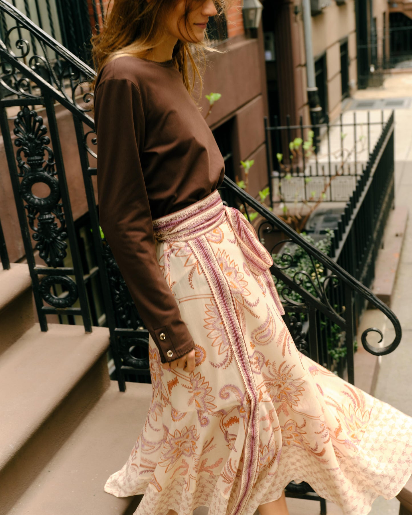 Marlo Skirt-Rosecliff Garden