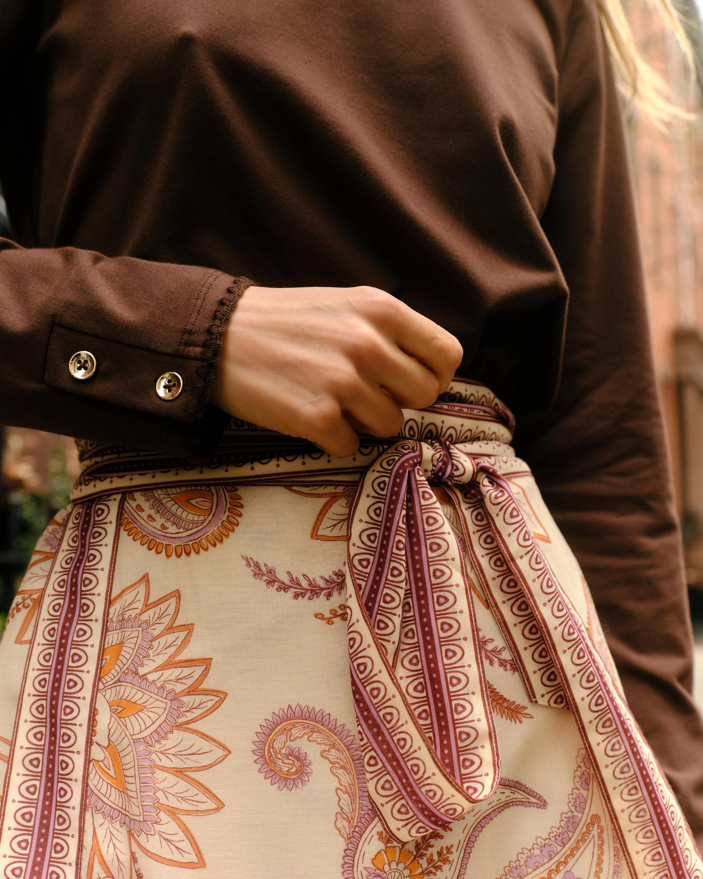Marlo Skirt-Rosecliff Garden