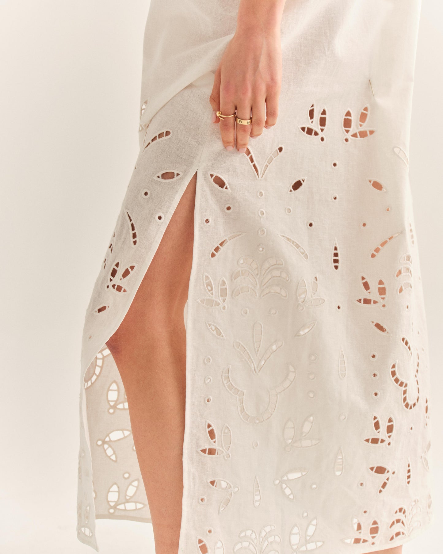 Athena Maxi Dress-Optic White