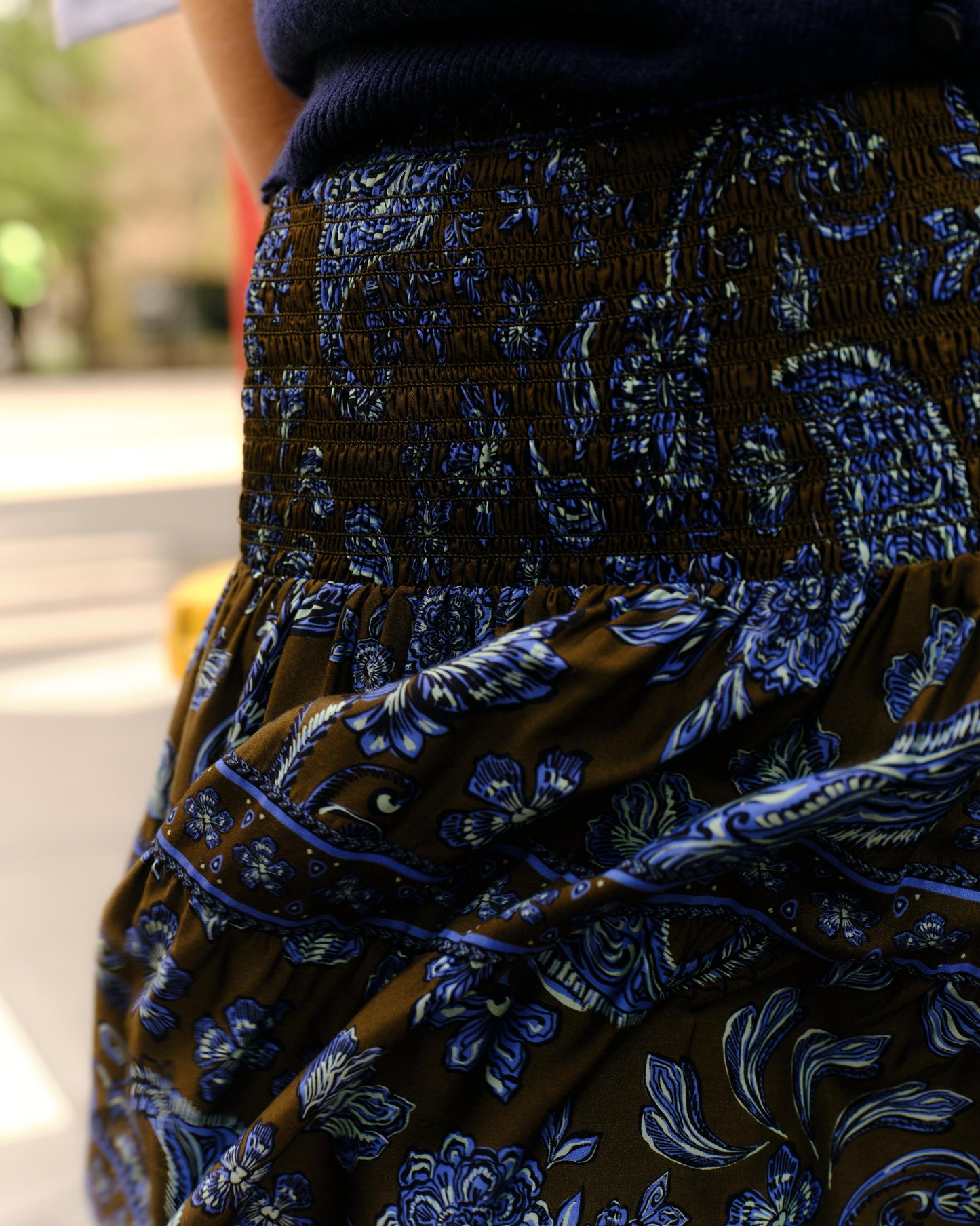 Kylie Mini Skirt-Cedar Hill Paisley