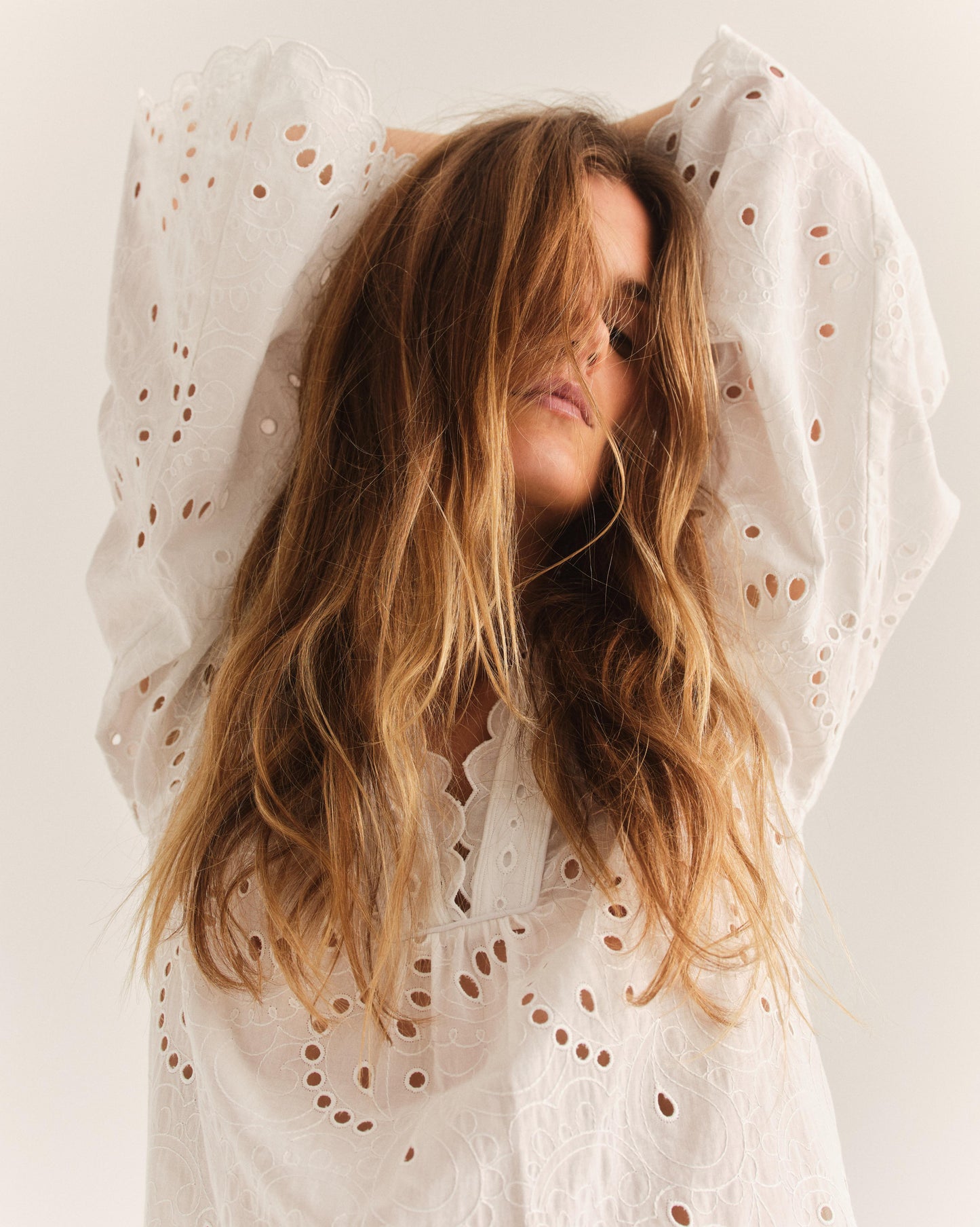 Blanca Caftan-Bright White