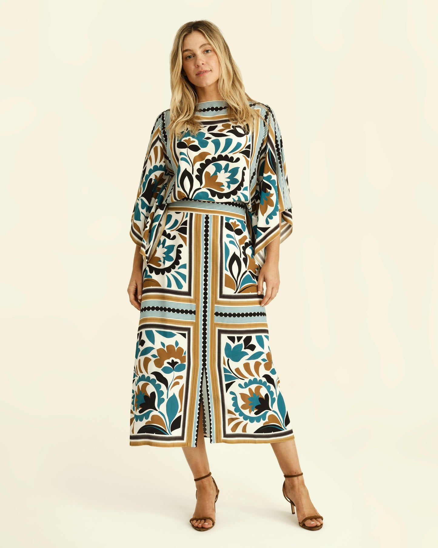 Clara Skirt - Stained Glass Floral