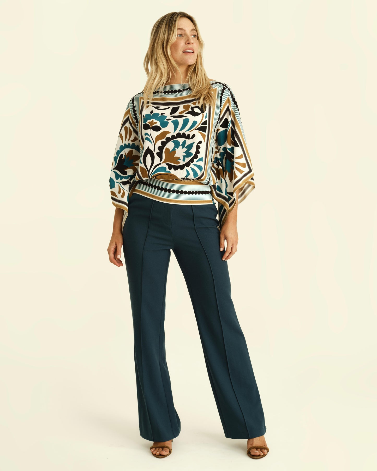 Fenna Top - Stained Glass Floral