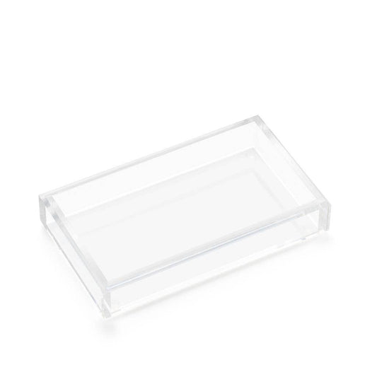 Guest Towel Acrylic Tray | Crystal Clear