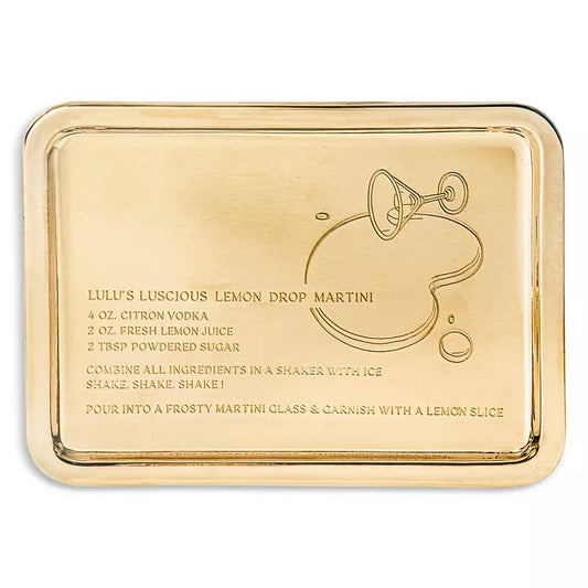 Brass Tray - Lemon Drop