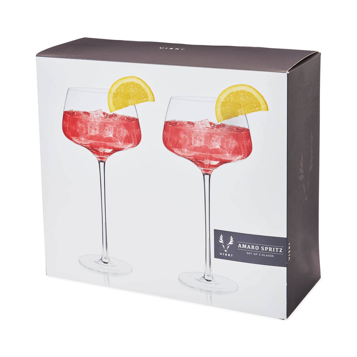 Raye™ Angles Crystal Stemmed Amero Spritz Glasses - Set of 2