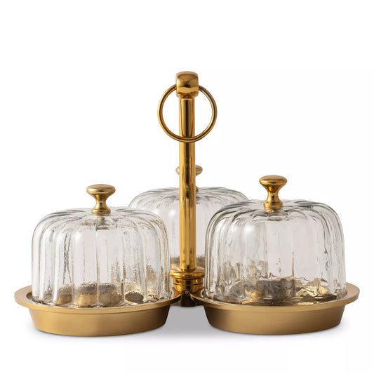 Fluted Entertaining Trio