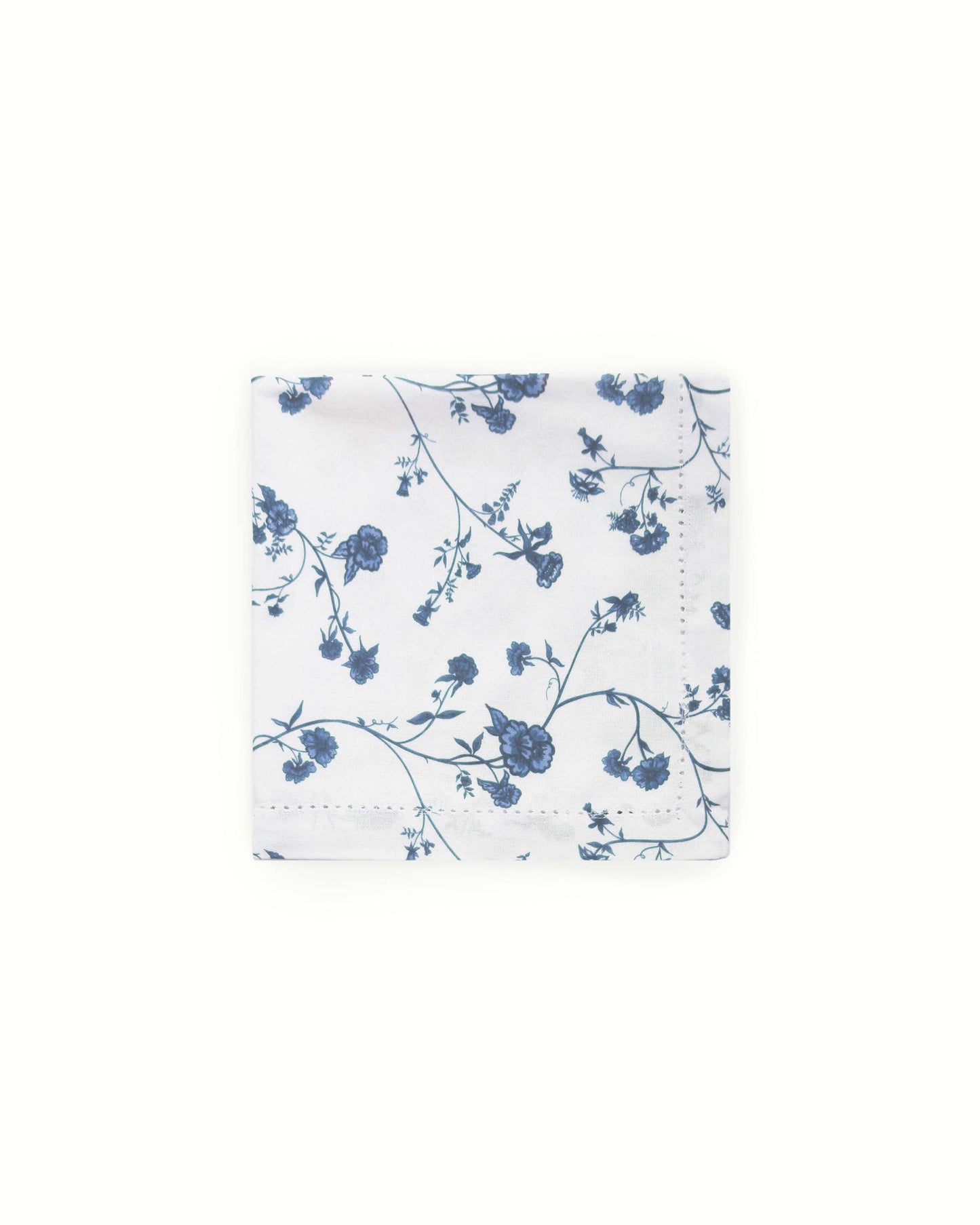 Delft Blue Dinner Napkins, Set of Four, Coastal Table Decor
