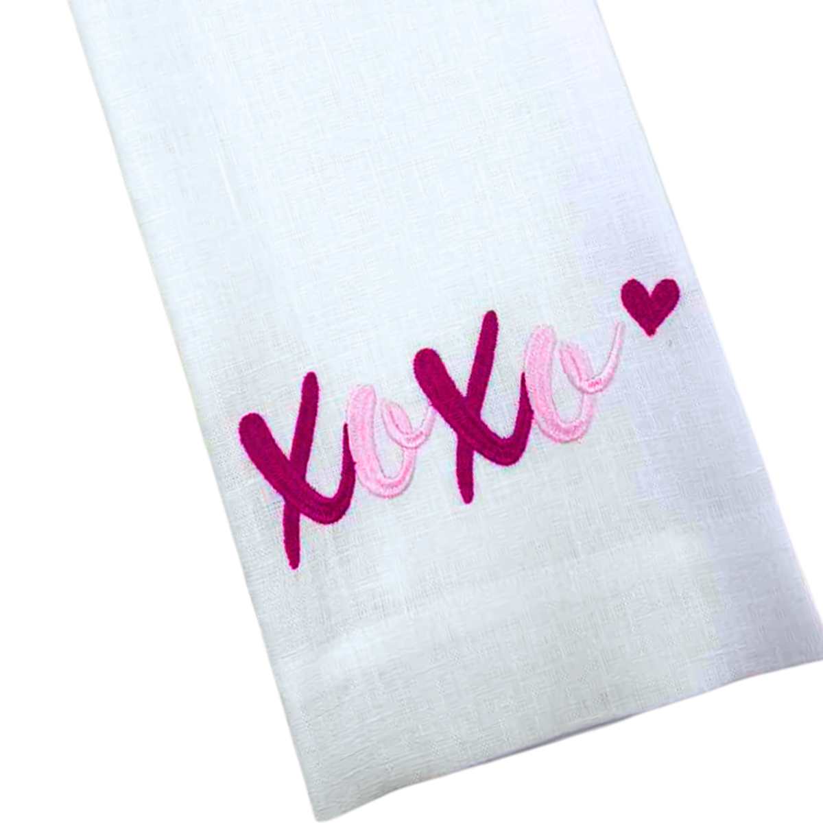 XoXo Tea Towel: White