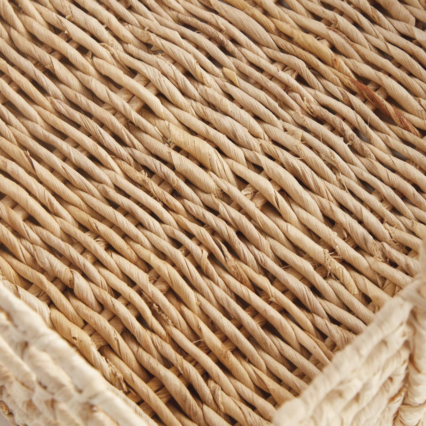 Juliet Abaca Nesting Rectangular Trays, Natural, Set of 2