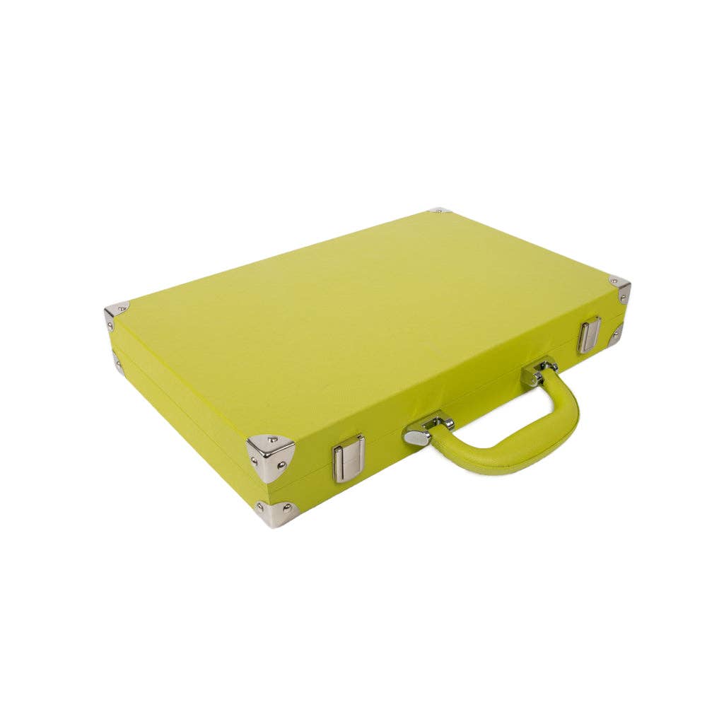 Ellen Backgammon Set: Lime