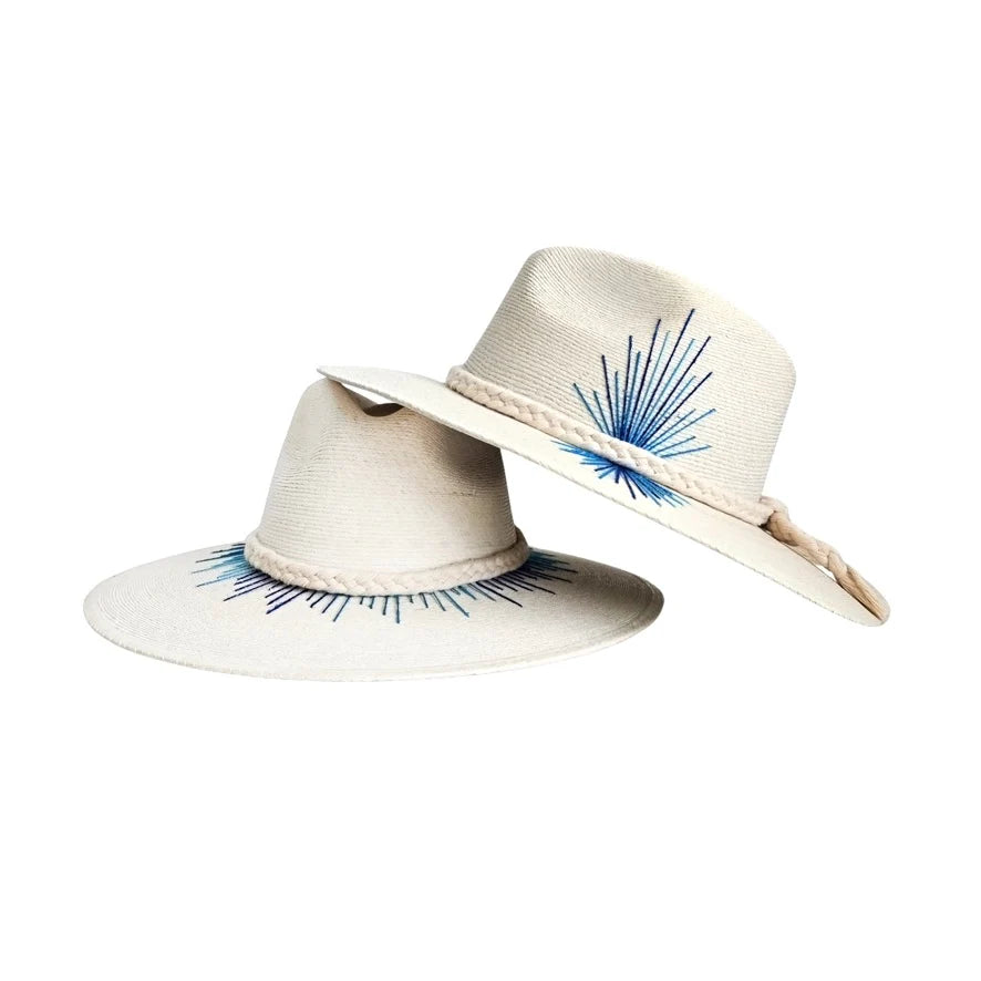 Peacock Hat - Blue