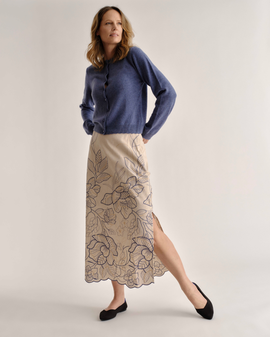 Lucy Ls Cardigan-Gallery Blue