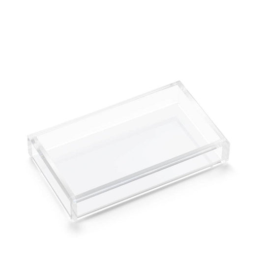 Guest Towel Acrylic Tray | Hamptons White