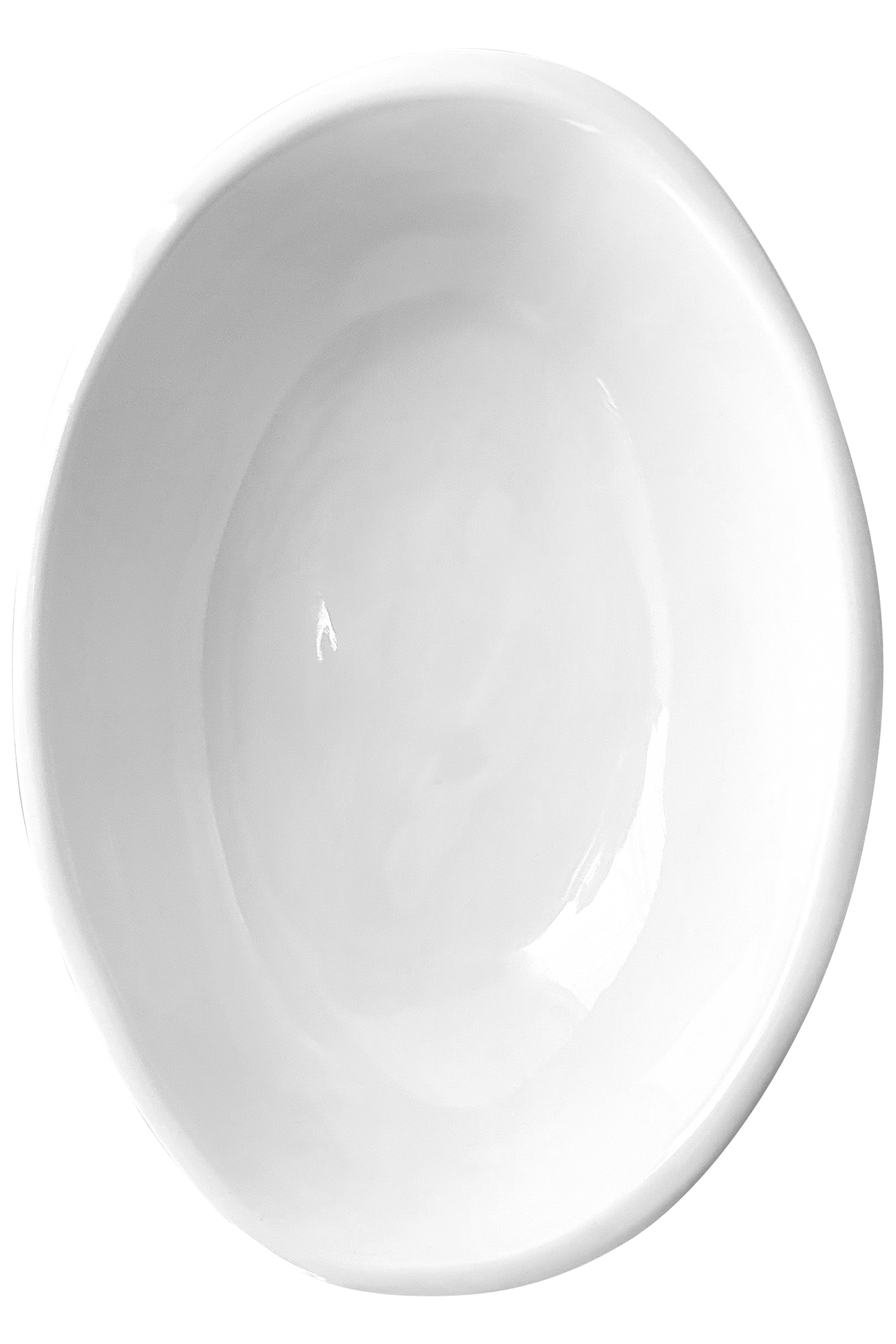 Tiny Oval Bowl: White