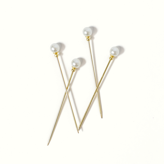 Pearl Cocktail Picks - Set of 4