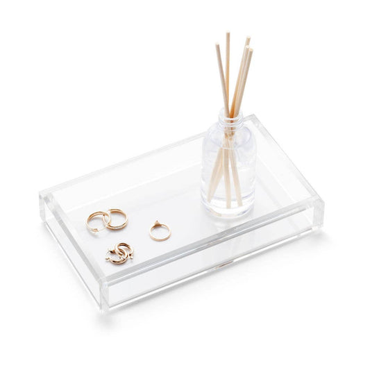 Guest Towel Acrylic Tray | Hamptons White