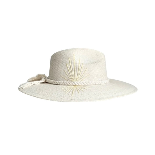 Peacock Hat in Yellow