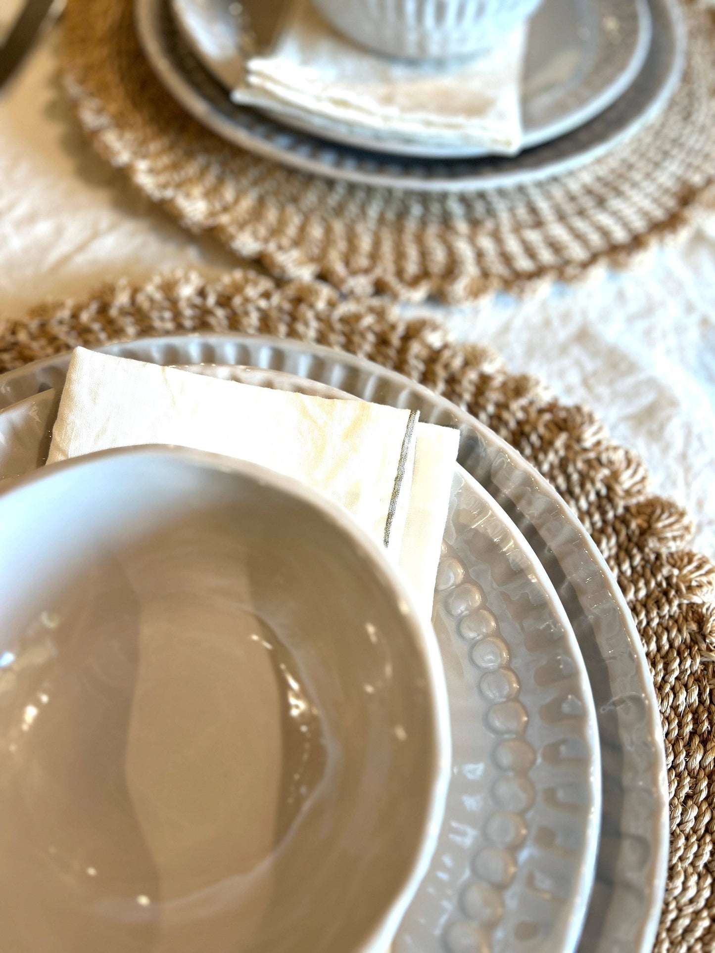 Dottie Soup/Cereal Bowl: White