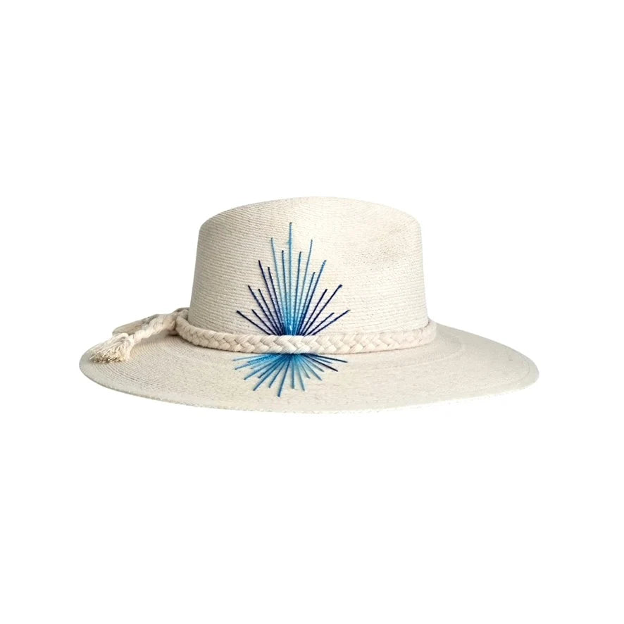 Peacock Hat - Blue