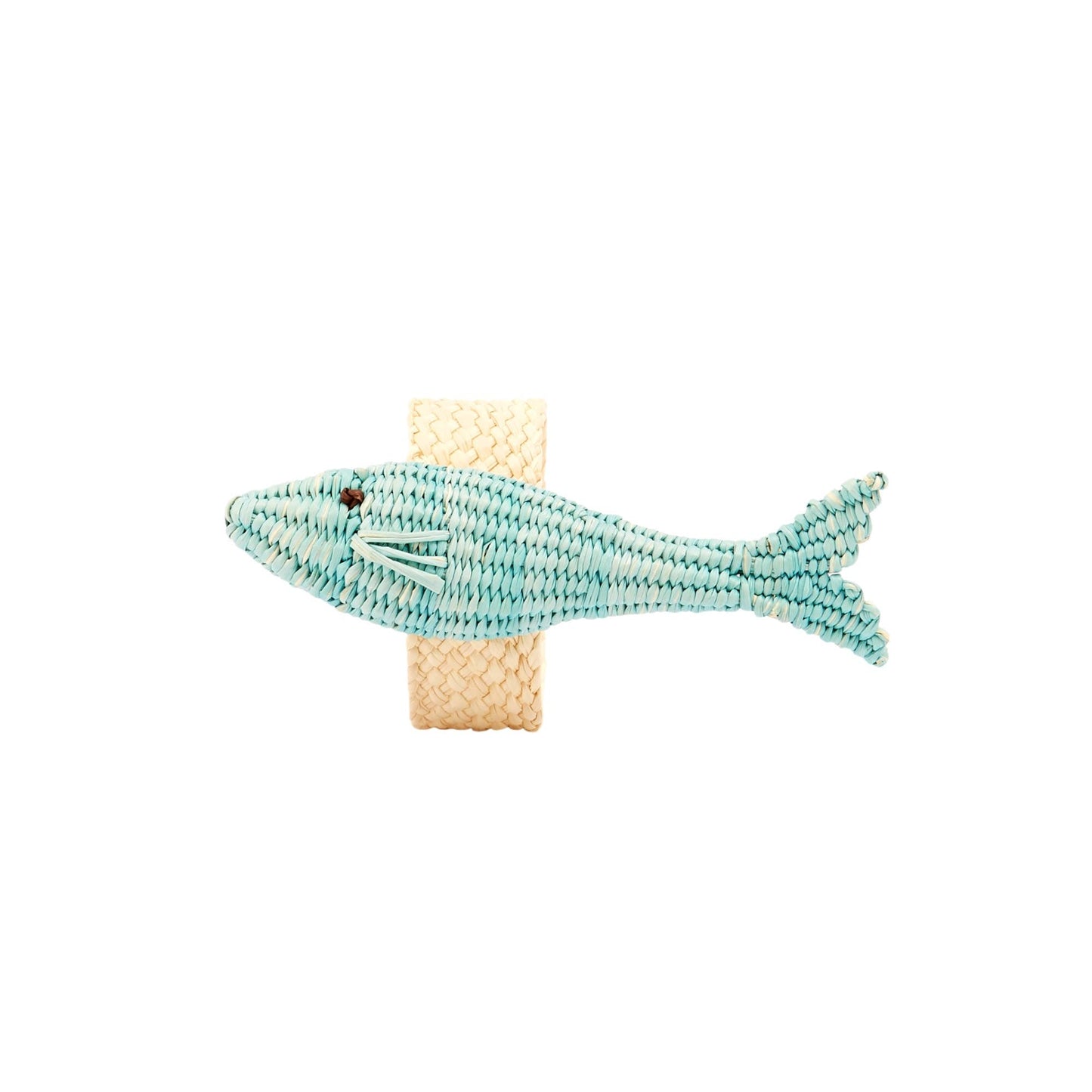 Light Blue Sardine Napkin Ring: Light Blue