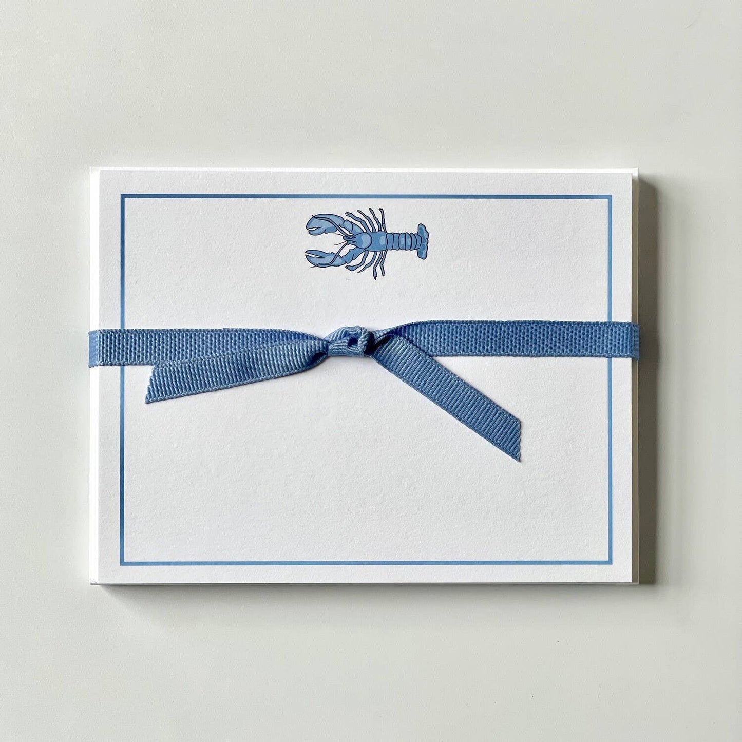 Lobster, Blue - Flat Note Cards