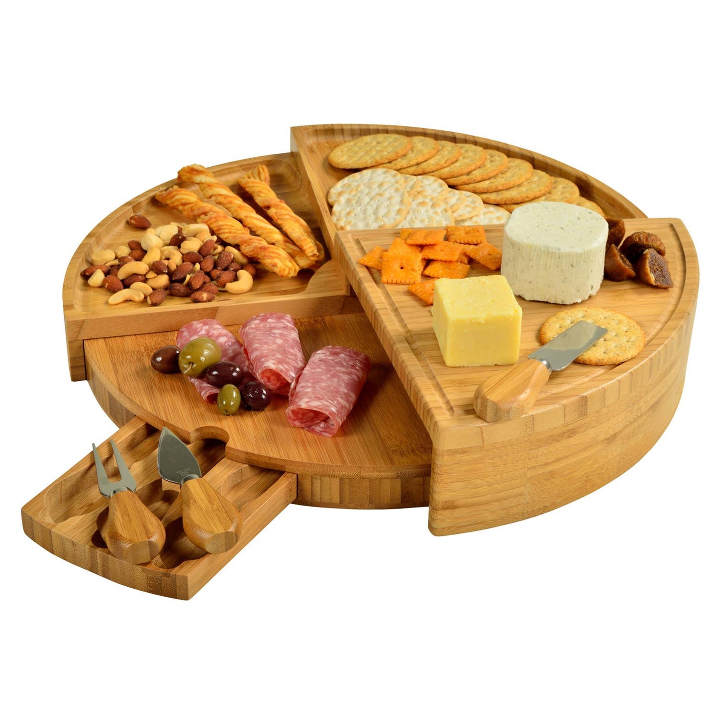 Original Vienna Transforming Cheese Board with Tools: NO LETTER (BLANK BOARD)
