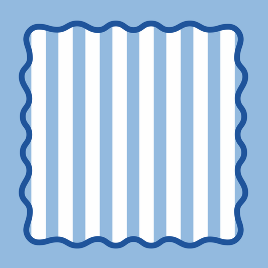 Brilliant Blue Paper Placemats