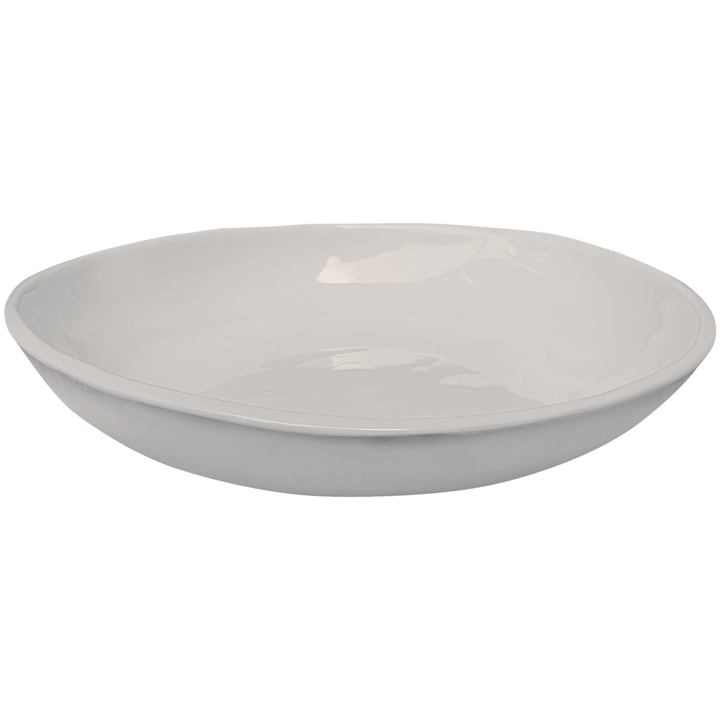 Simple Round Pasta/Soup Bowl: White