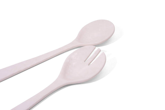 Salad Servers: White