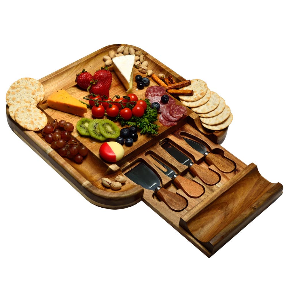 Acacia Malvern Cheese Board Set