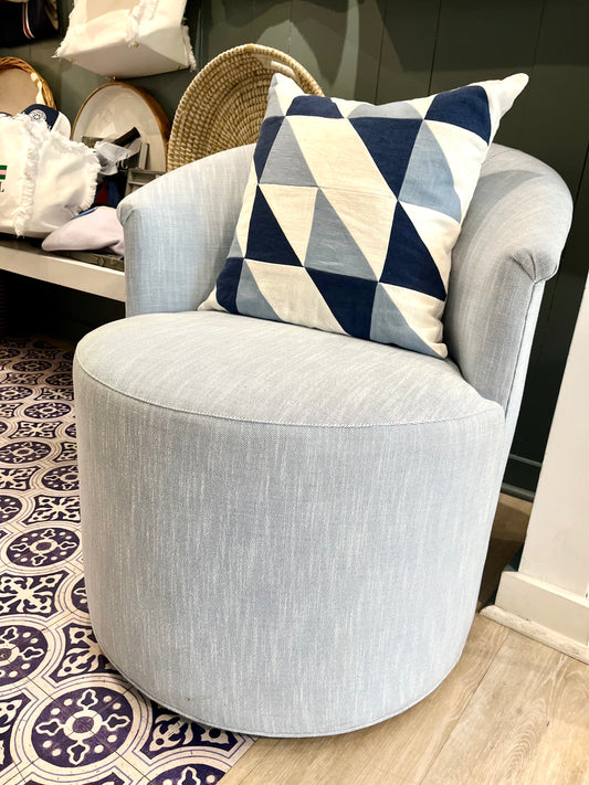 Ashby Swivel Chair With Upholstered Base - Bristol