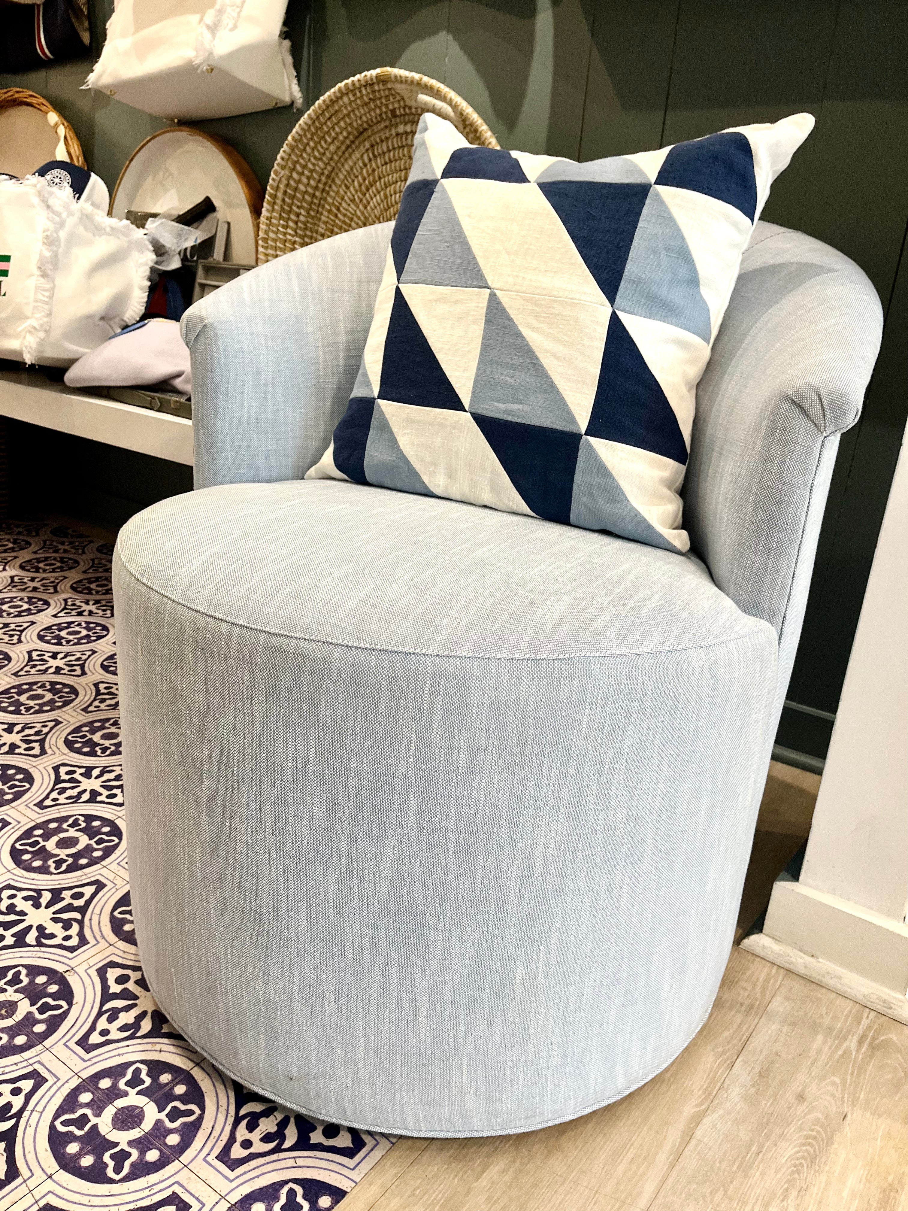 Ashby Swivel Chair With Upholstered Base - Bristol