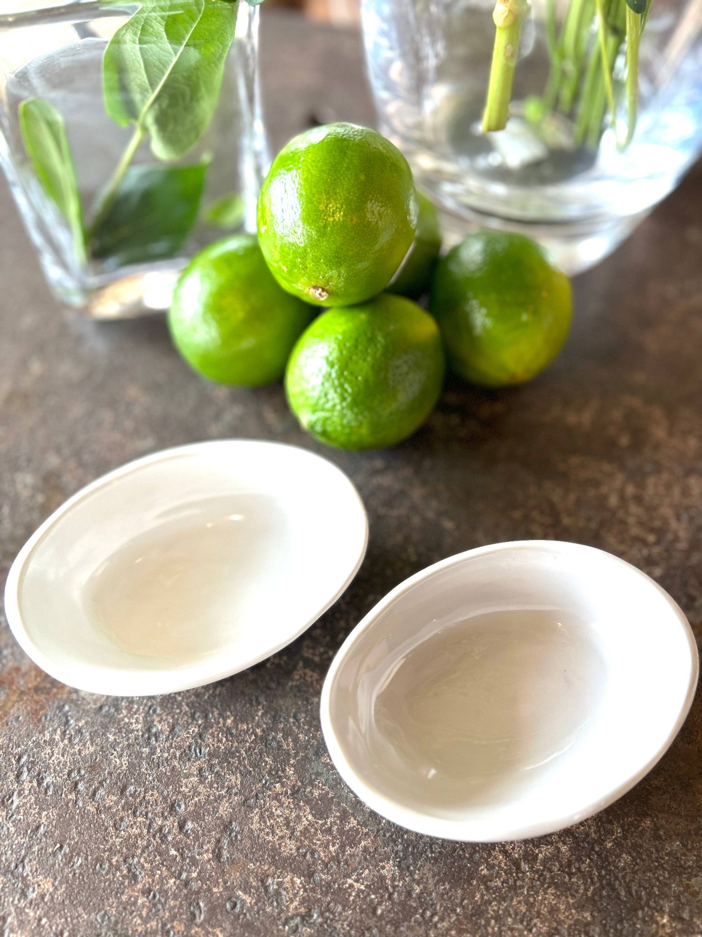 Tiny Oval Bowl: White