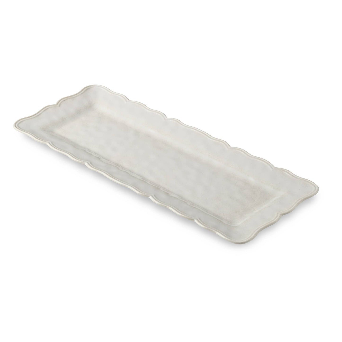 Isabella Cream Melamine  Rectangular Platter