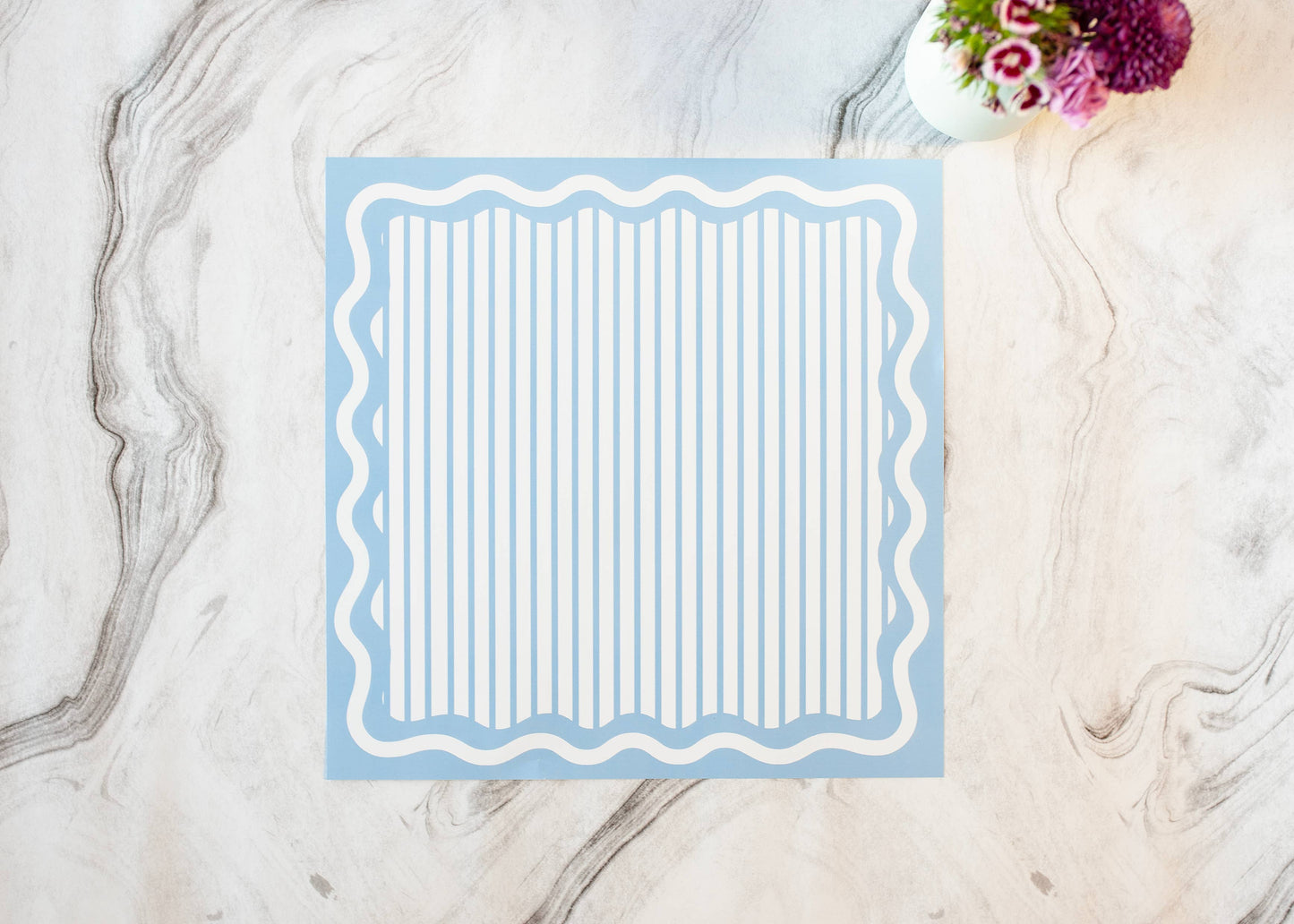 Brilliant Blue Paper Placemats