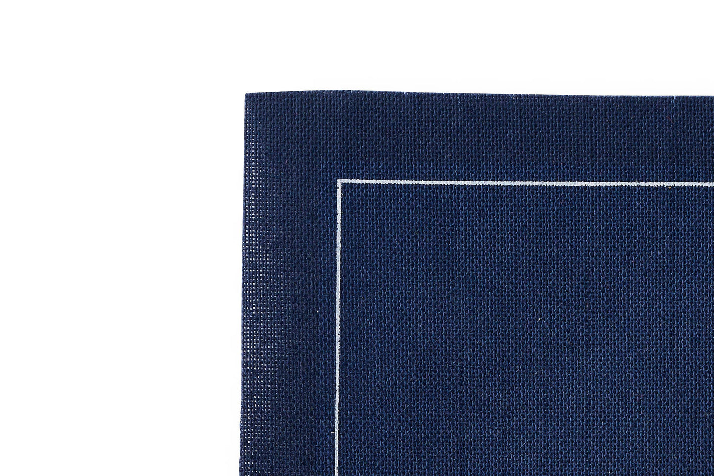 Navy Blue Midnight City Luxury Roll of Disposable Cotton Cocktail Napkins
