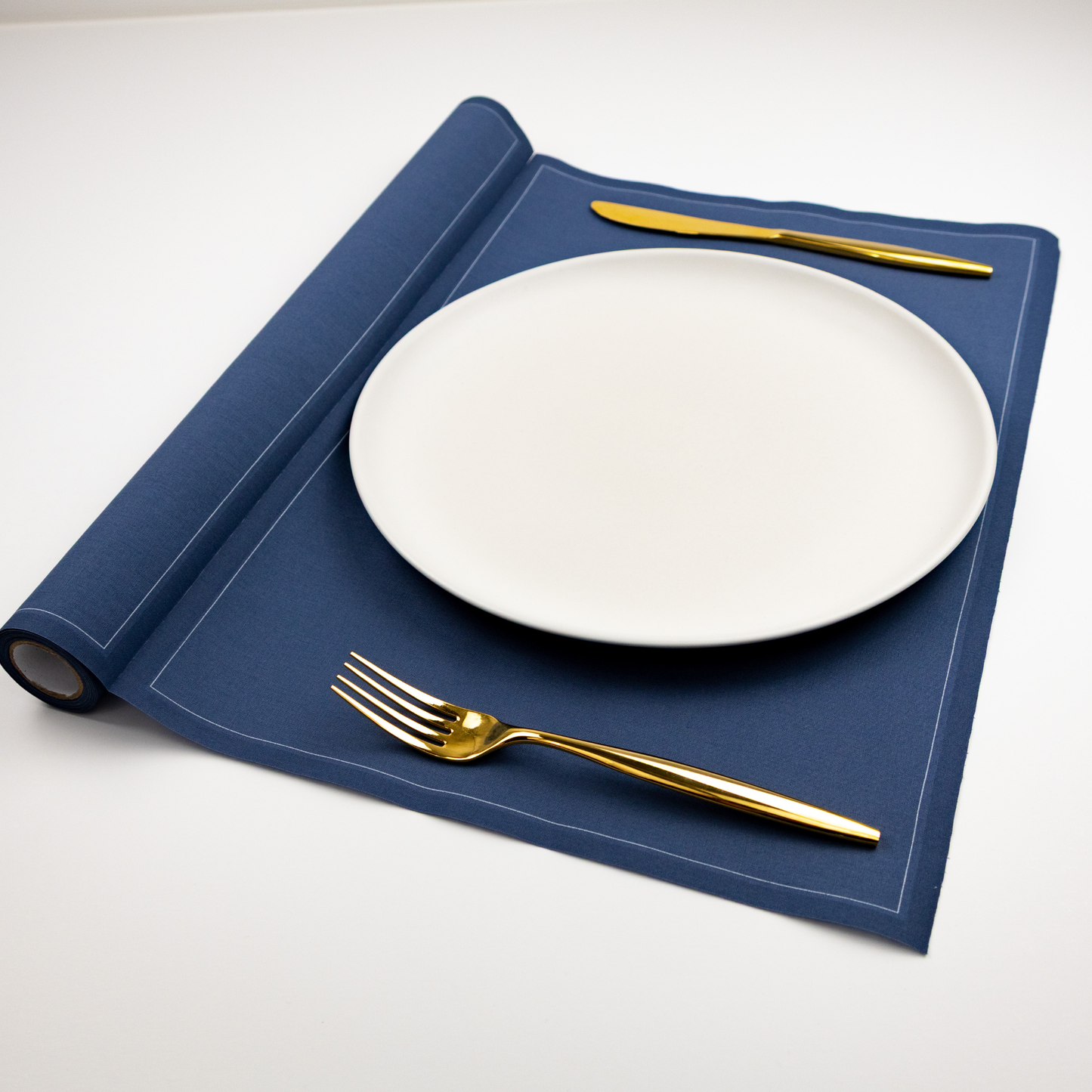 Placemats | Mystic Blue Disposable Cotton