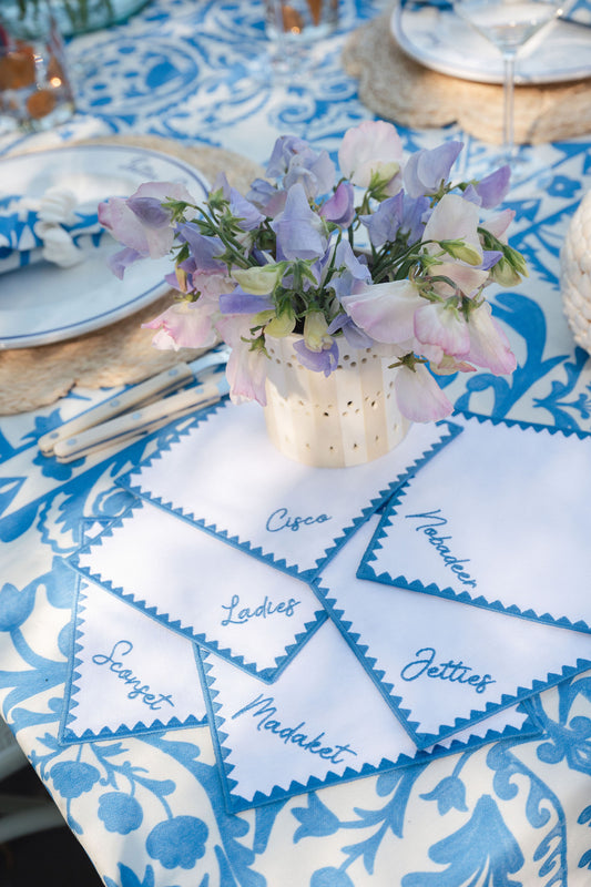 Nantucket Beach Cocktail Napkins - Set of Six