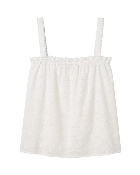 Leah Tank-Soft White