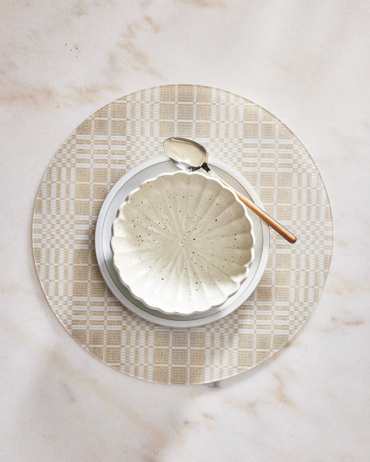Benedict Geometric Placemat Circular 15"