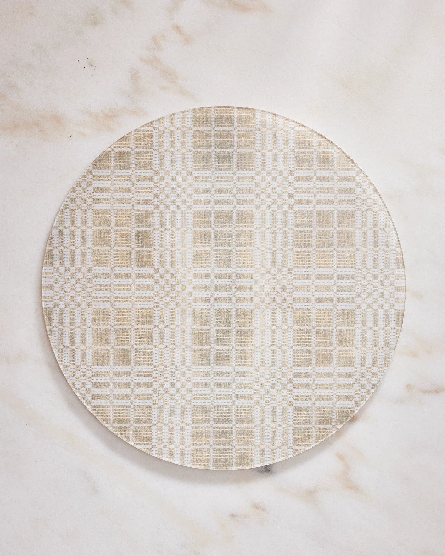 Benedict Geometric Placemat Circular 15"