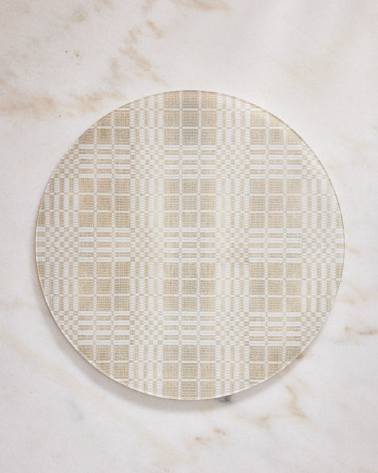 Benedict Geometric Placemat Circular 15"