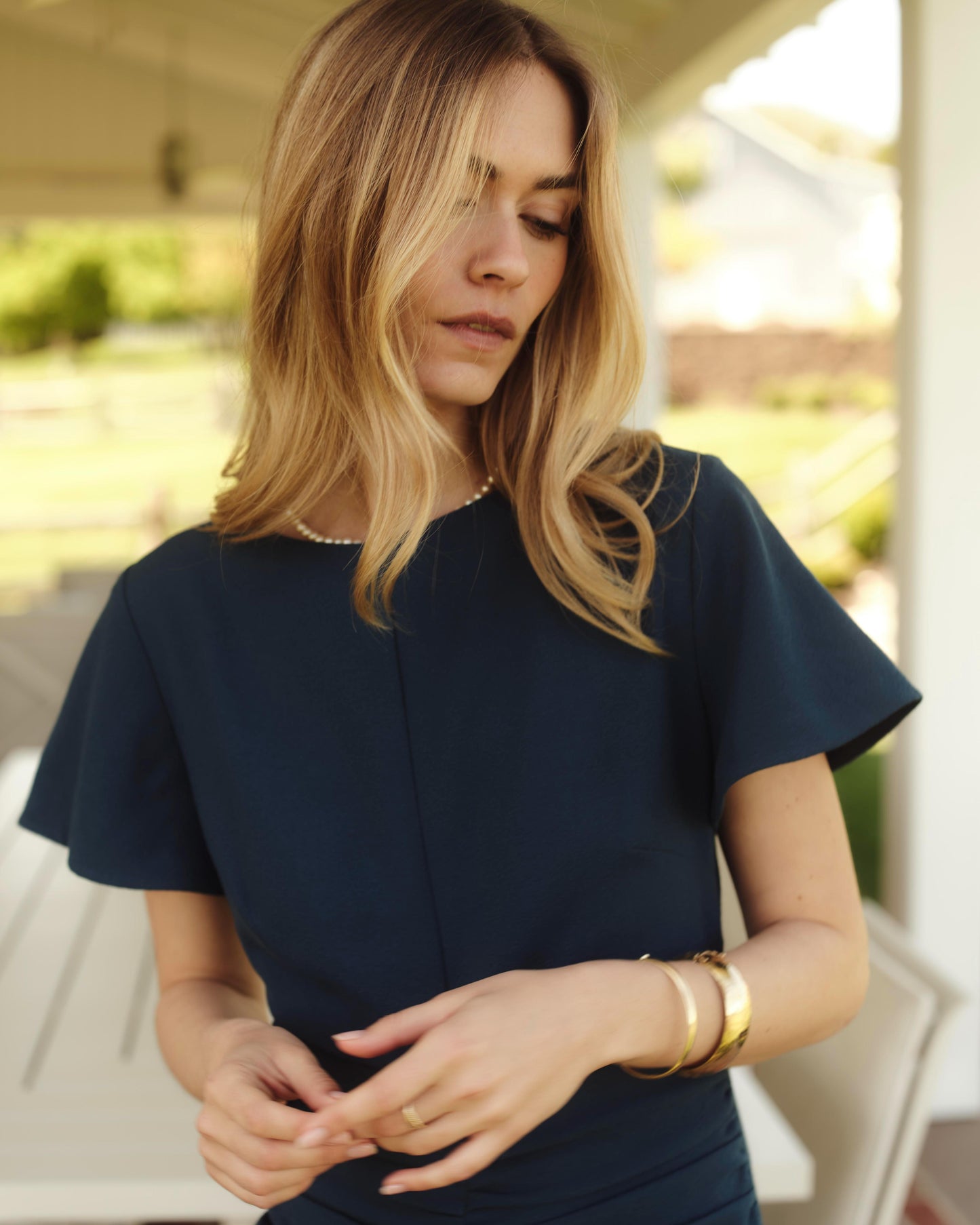 Tanya Dress - Deep Teal