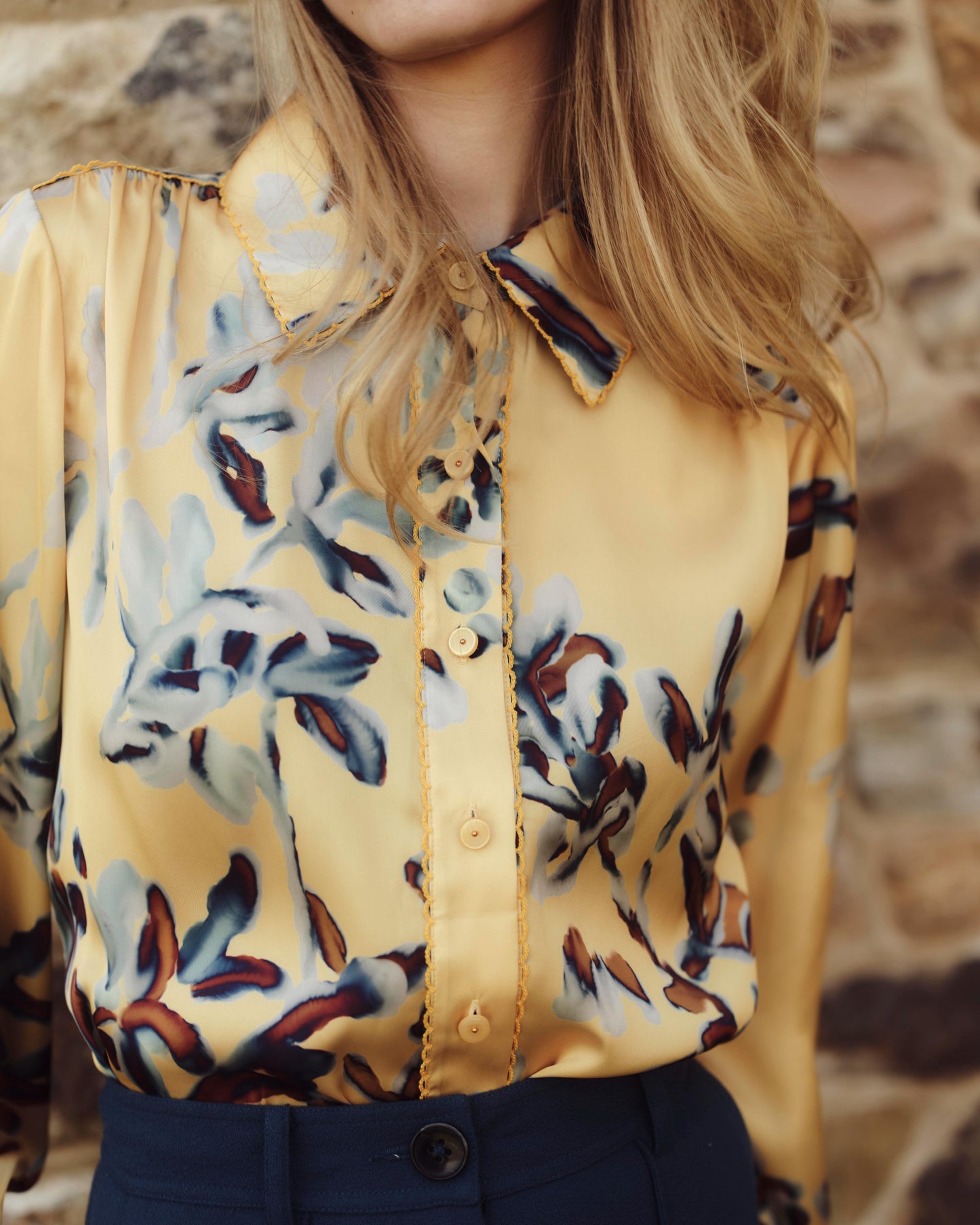 Lilliana Top - Lake Bluff Floral