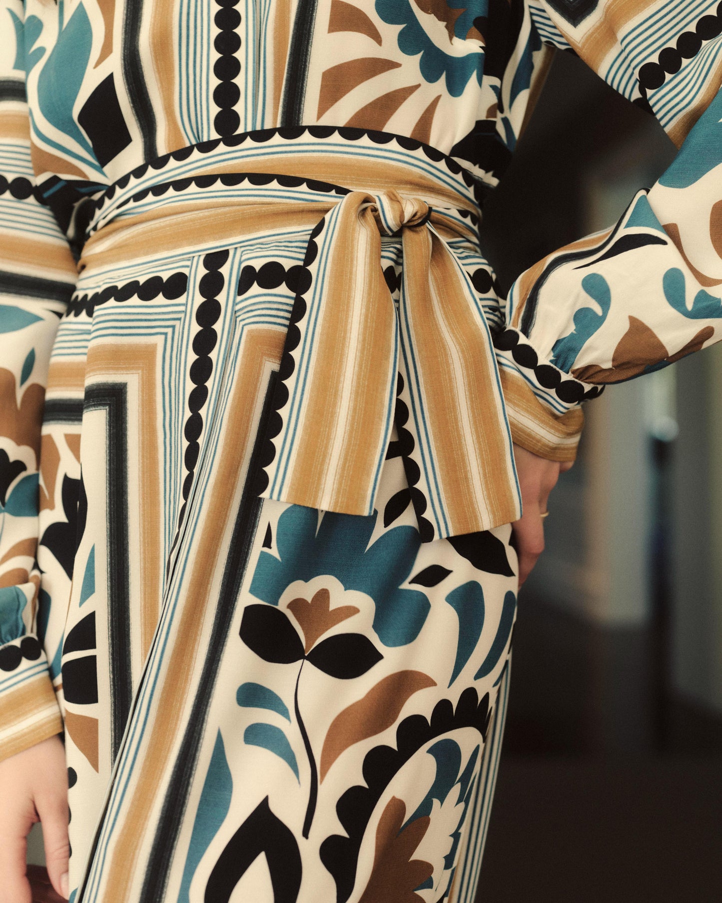 Rowan Dress - Stained Glass Floral