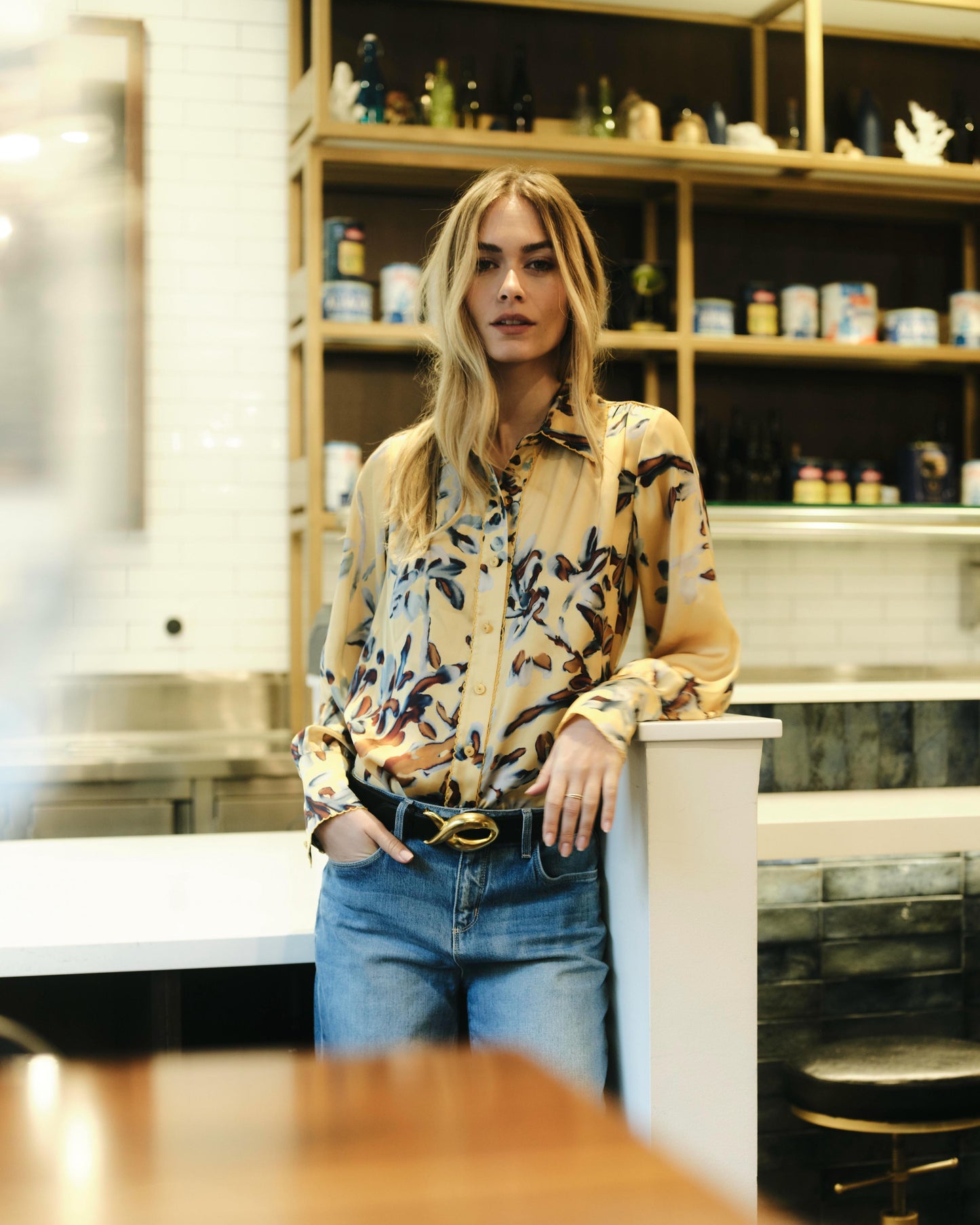 Lilliana Top - Lake Bluff Floral