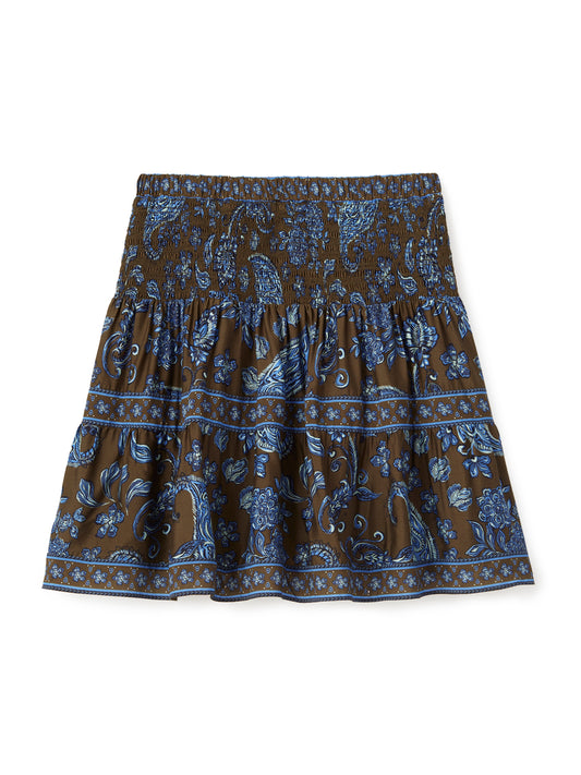 Kylie Mini Skirt-Cedar Hill Paisley